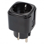 Inteligentná WiFi zásuvka TUYA V3 čierna