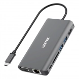 Univerzálny USB-C Hub 8v1 Unitek