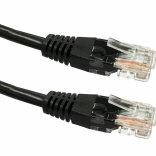 Sieťový patch kábel CAT5e RJ45 UTP 2 m čierny TB