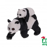 figúrka panda s mláďaťom 8 cm