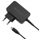 Qoltec GaN nabíjačka USB‑C 65W čierna