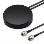 vonkajšia všesmerová GPS + 4G/GLONASS anténa s 2× SMA