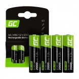 Nabíjateľné batérie AA 2000 mAh Green Cell Sticks (4 ks)