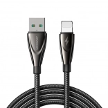 Kábel USB–Lightning JOYROOM 3 A, 1,2 m, čierny