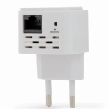 Zosilňovač signálu Wi-Fi 300 Mbps biely Gembird