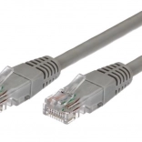 Patch kábel RJ45 UTP Cat.6A 3 m sivý medený