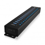 USB hub ICY BOX IB-HUB1717 so 16 portmi USB 3.2 Gen 1 + nabíjací port