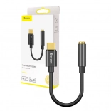 Baseus USB‑C na 3,5 mm audio adaptér – čierny