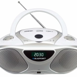 Prenosný rádio prehrávač s CD MP3 USB AUX FM Blaupunkt BB14WH