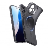 Priehľadné puzdro ESR Zero Clear Case HaloLock pre iPhone 16, čierne