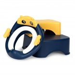 Detské sedátko / nadstavec so schodíkmi na WC ECOTOYS