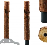 Drevený stojan na vianočný stromček na štyroch nôžkach