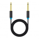 Audio kábel Vention 6.35mm TS 5m čierny