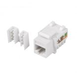 modulárna keystone zásuvka RJ45 UTP Cat.6 90° na montáž do krabice