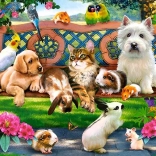 Puzzle 180 dielikov – Miláčikovia v parku