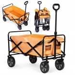 Skladací transportný vozík MultiGarden 47x105 cm, oranžový
